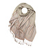 M&K Collection Scarf Pashimina Two Tone Paisley mocca