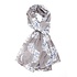 M&K Collection Scarve Big Roses grey