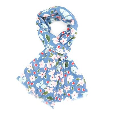 M&K Collection Scarve Ditsy Flower denim