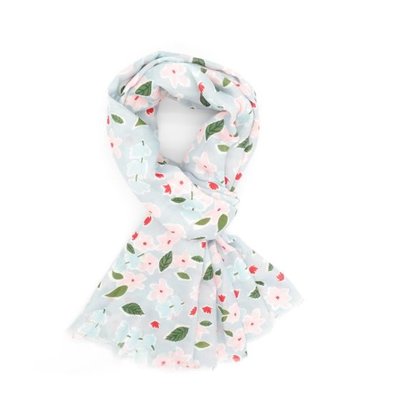 M&K Collection Scarve Ditsy Flower silver