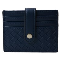 Clayre & Eef Purse Wicker dark blue