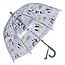 Kinder-Regenschirm Pandas blue