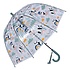 Clayre & Eef Childrens umbrella Pandas blue