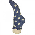 Joya Socken Wollmix extra thick Spots blue/cream