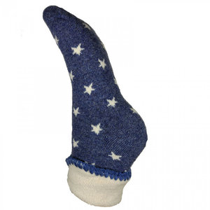 Gemjar Socks Woolmix extra thick Stars blue/cream
