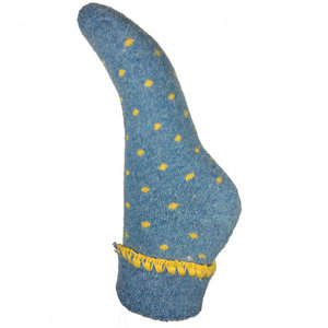 Joya Socken Wollmix extra thick Spotty blue/yellow