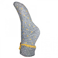 Joya Socken Wollmix extra thick Spotty Grey/Yellow