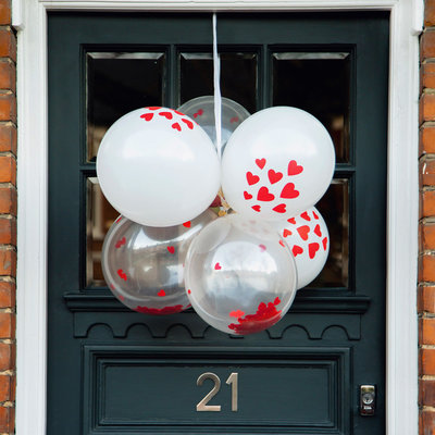 Talking Tables Ballons Truly Alice Red Heart