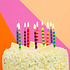 Talking Tables Birthday Candles Striped