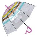 Clayre & Eef Childrens umbrella Clouds  pink