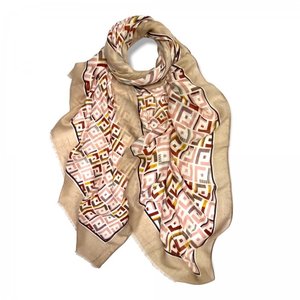 M&K Collection Scarf Rome mocca