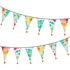 Talking Tables Bunting Fabric Rainbow Tie Dye