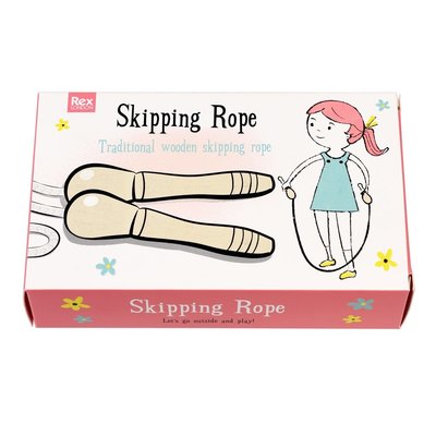 Rex London Skipping Rope Wood Traditional