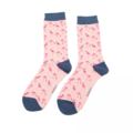 Miss Sparrow Socken Bamboo Wild Flamingo dusky pink