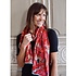 Powell Craft Scarve Cotton Exotic Bird red
