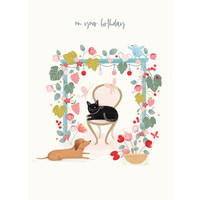 Otter House Card Olive & Wilma Pergola