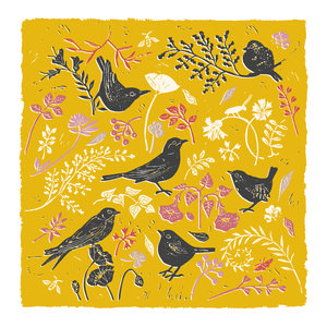 Otter House Karte Nature's Print Birds