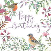 Otter House Card Vintage Garden Happy Birthday