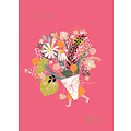 Otter House Card Olive & Wilma Flower Bunch