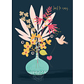 Otter House Karte Olive & Wilma Flower Vase