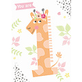 Otter House Karte Rainbow Pops 1st Birthday Giraffe