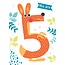 Otter House Karte Rainbow Pops 5th Birthday Kangoroo