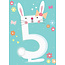 Otter House Karte Rainbow Pops 5th Birthday Rabbit