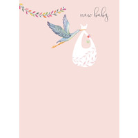 Otter House Card Special Occasions New Baby Girl