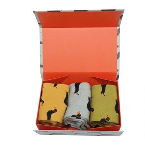 Miss Sparrow Giftbox Socken Bamboo  Sausage Dogs