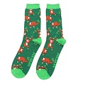 Miss Sparrow Männer-Socken Bamboo Sloths green