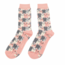 Miss Sparrow Socken Bamboo Happy Cats dusky pink
