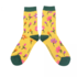 Miss Sparrow Socken Bamboo Ditsy Floral lime