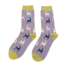 Miss Sparrow Socken Bamboo Leaping Deer lilac
