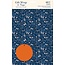 Geschenkpapier & Anhänger Oriental blue