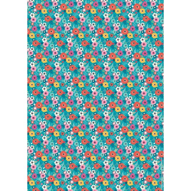 Geschenkpapier & Anhänger Bohemia