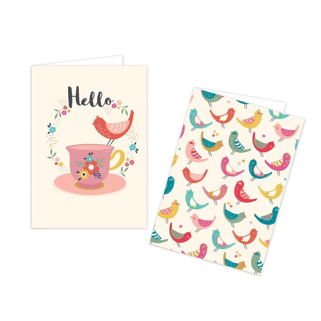 Notecard Pack A6 Bohemia Birds