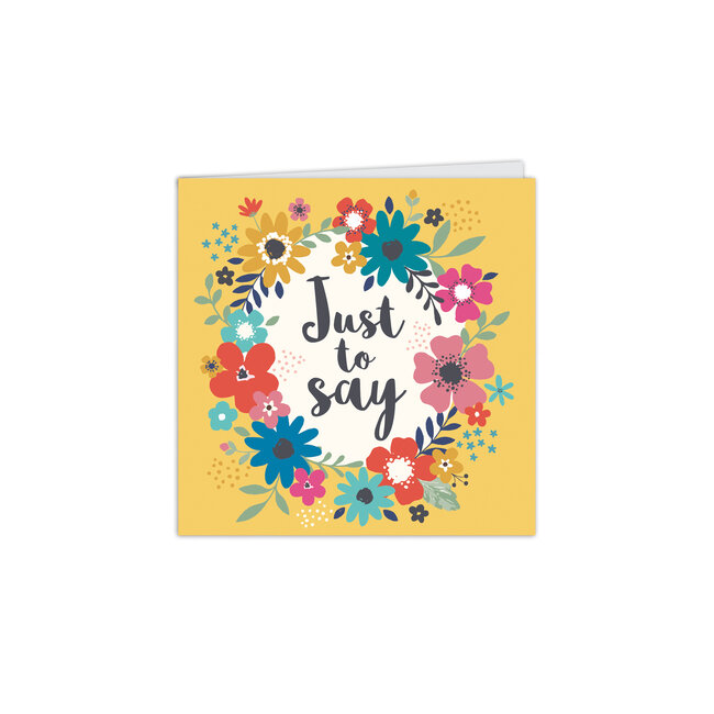 Notecard Pack Square Bohemia Flowers