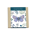 Otter House Notecard Pack Square Vintage Garden Butterflies
