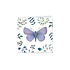 Otter House Notecard Pack Square Vintage Garden Butterflies