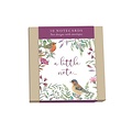 Otter House Notecard Pack Square Vintage Garden Birds