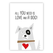 Paperproducts Design Card Love and Dog