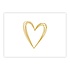 Paperproducts Design Karte Pure Heart gold