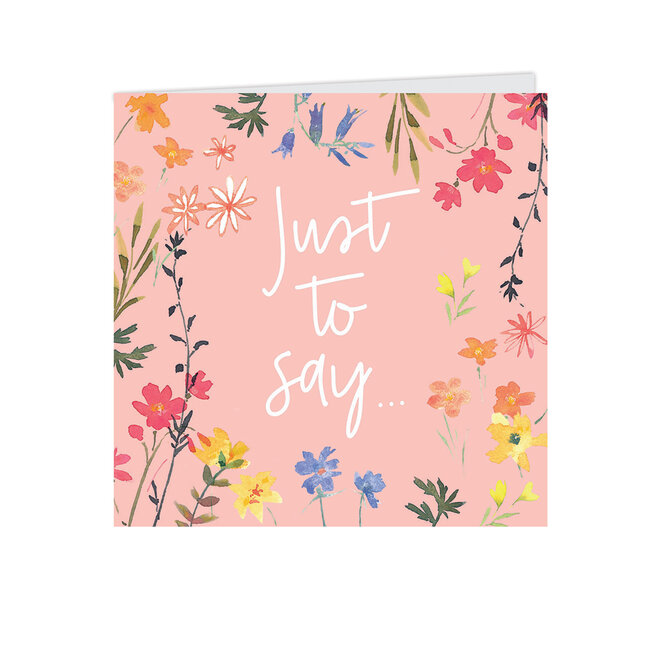 Notecard Pack Square Floral Notes