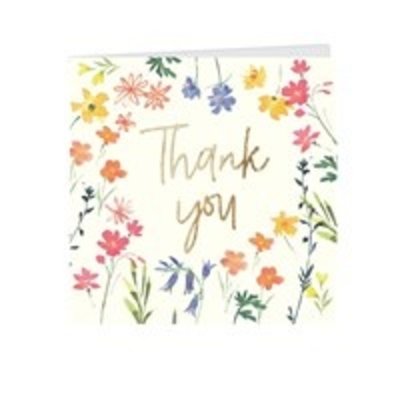Otter House Notecard Pack Square Floral Notes