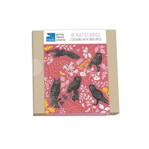 Otter House Notecard Pack Square Wild Life Patters