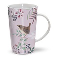 Otter House Mug Riverbank Vintage Garden Floral & Birds lilac