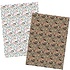 Otter House Cristmas Wrap & Tags Stag & Hare (double pack)