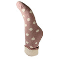 Joya Socken Wollmix extra thick Spots pink/cream