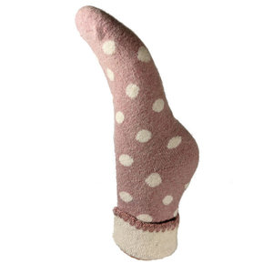 Joya Socks Woolmix extra thick Spots pink/cream