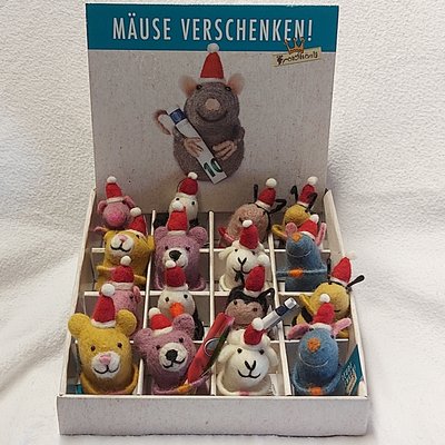 Sweetee Weihnachtstiere Verschenken im Display